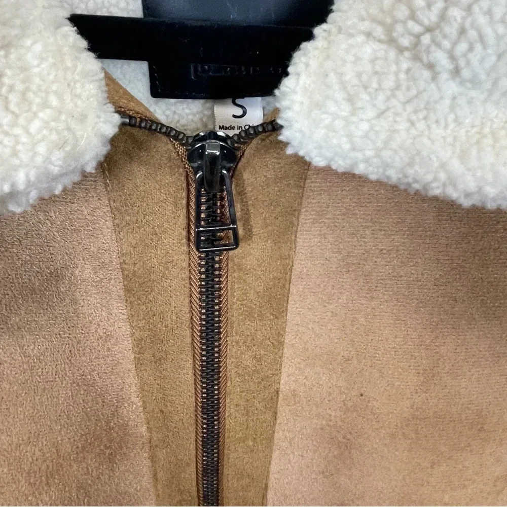 Blank NYC Snowed In Faux Fur Lined Jacket men’s small